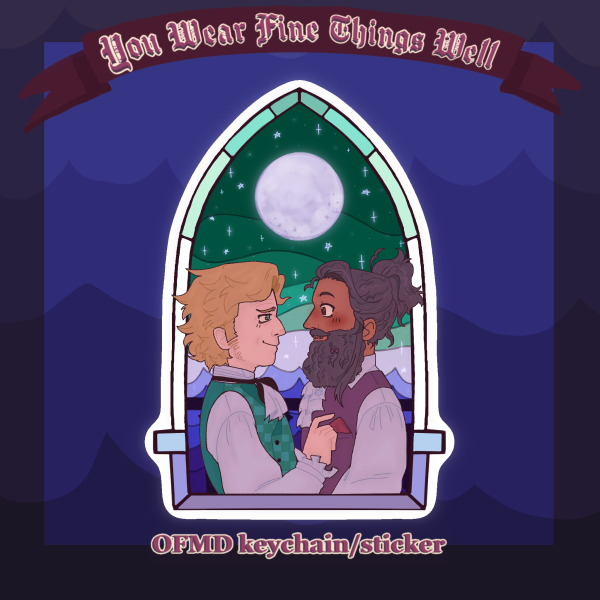 OFMD Gentlebeard Glitter Acrylic Keychain