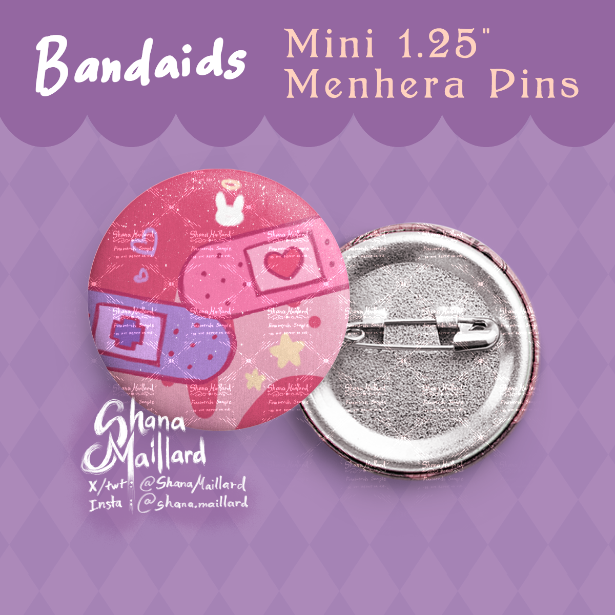 Bandaids || Menhera Themed Pin