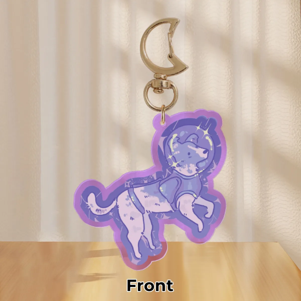 Space Dog Keychains