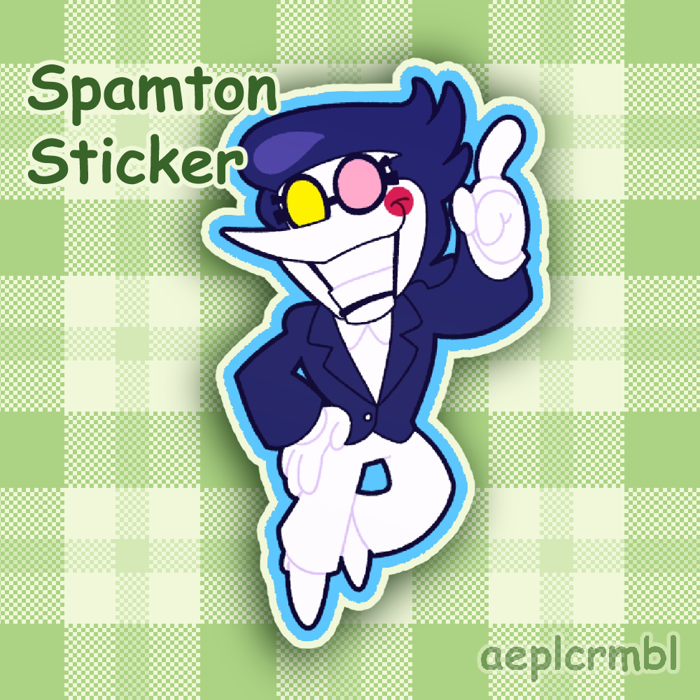 Spamton Sticker