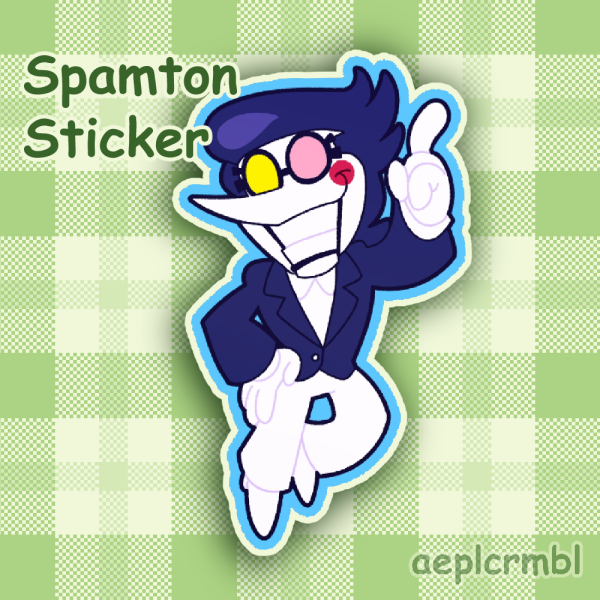 Spamton Sticker