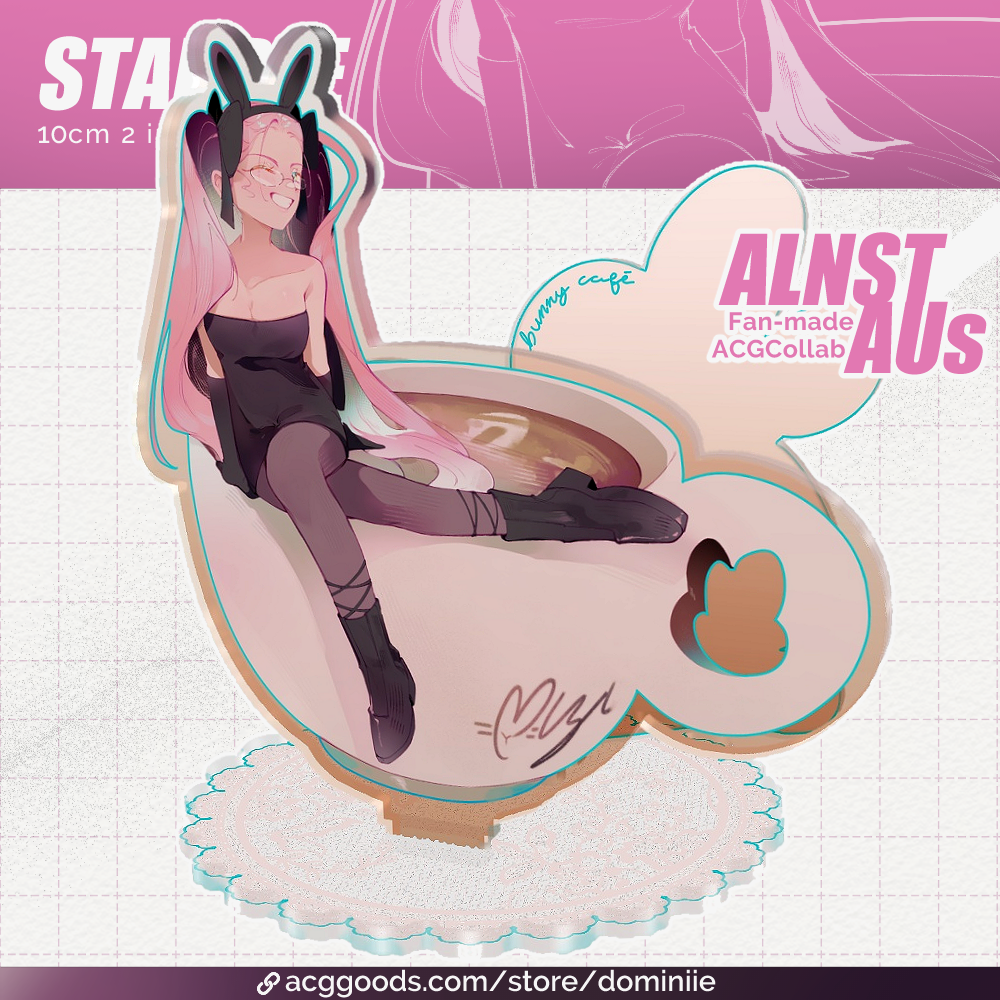 ALNST AUs - Bunny café Mizi Ი𐑼 10cm 2-insert Standee