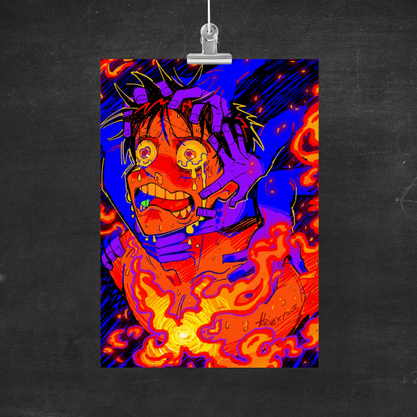 Luffy - Lost - One Piece Print A5