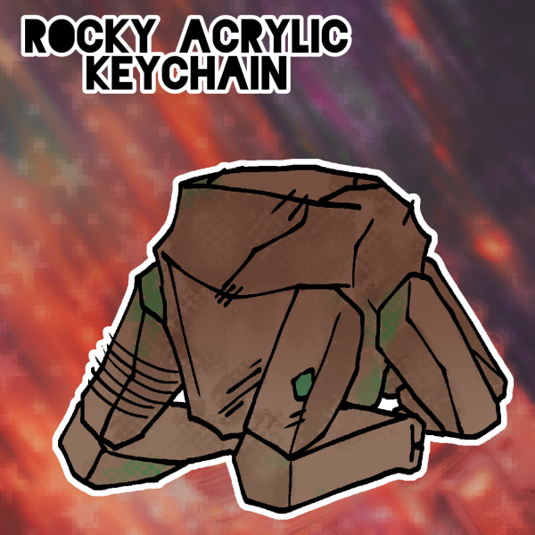 PHM Rocky Acrylic Keychain