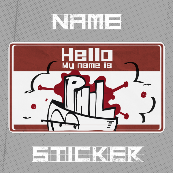 Phil Name Sticker