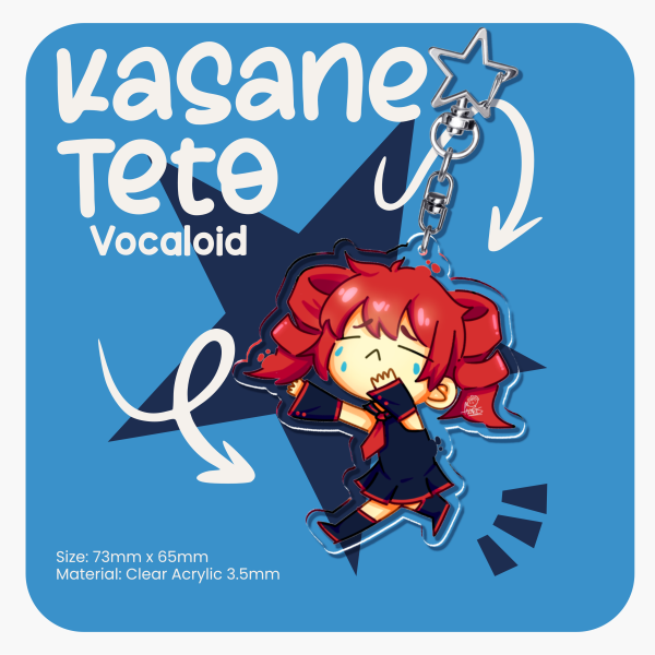 Kasane Teto Keychain