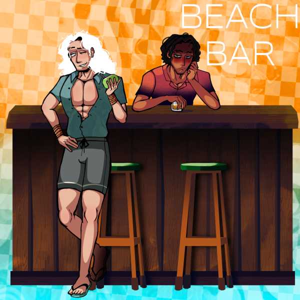 Eddie and Volt Double Insert Acrylic Standees