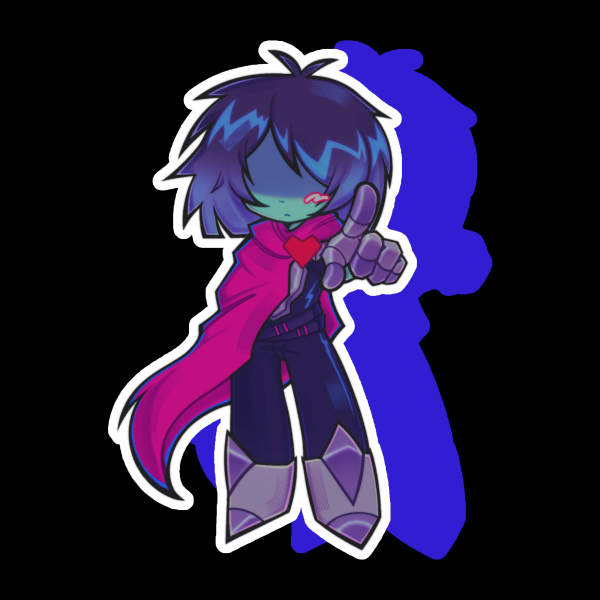 Kris Deltarune Die Cut Sticker
