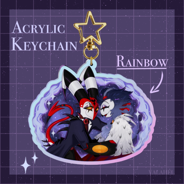Portal Stolitz | Rainbow Holographic Keychain