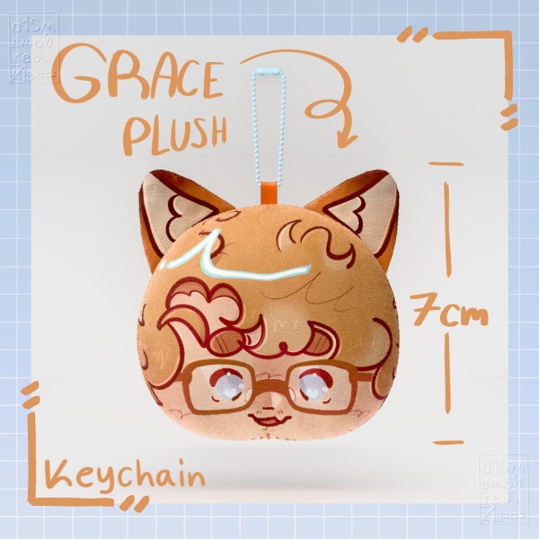Ryland Grace - Project Hail Mary MOCHI FACE PLUSH KEYCHAIN