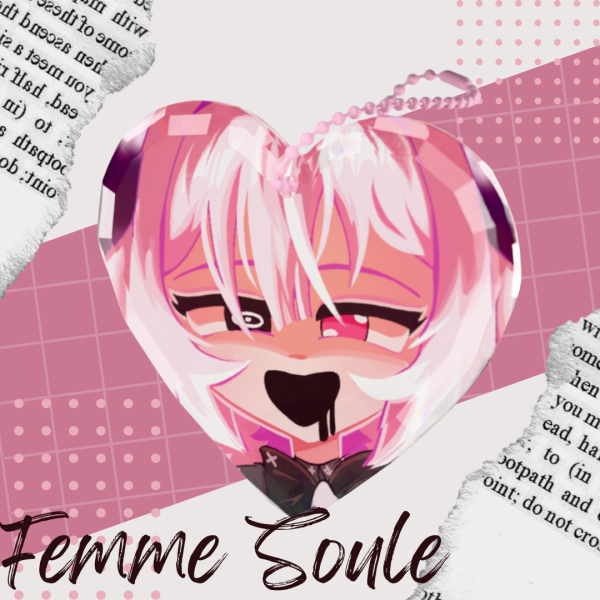 Femme Soule Drunken Goddess Reflux Pukey Goddess Shot Trick Gemstone Thick Acrylic Block Keychains