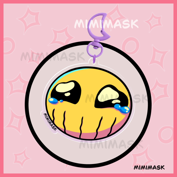 Sad Jax Clear Acrylic Keychains