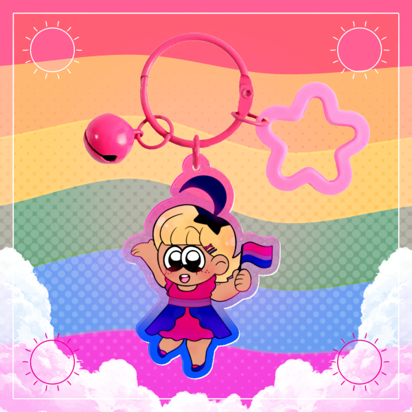 Hanna Pride Month Keychain - V2