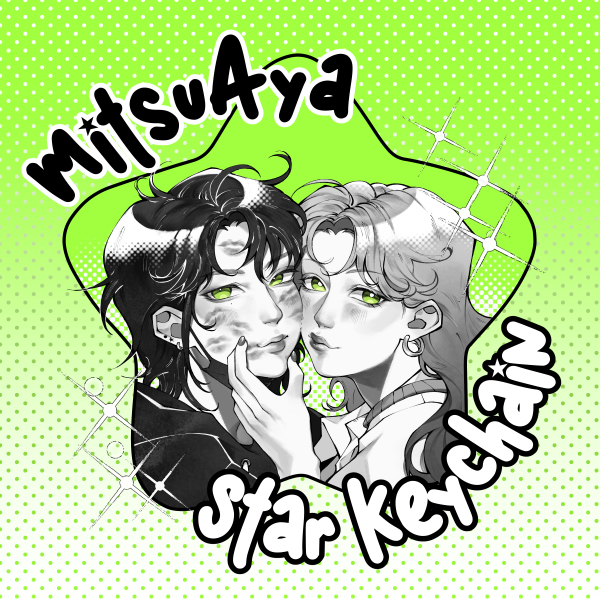 [Green Yuri] MitsuAya Keychain ★