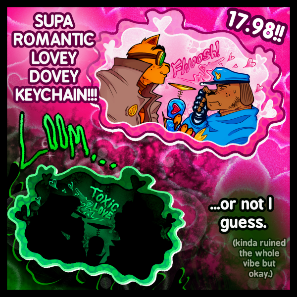LOVERAY DETEY KEYCHAIN!!