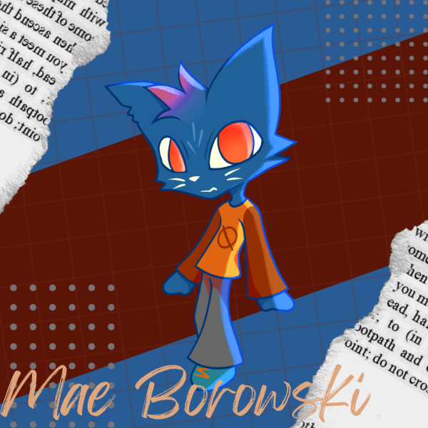 Mae Borowski Night in the Woods NITW Colored Edge Acrylic Keychains