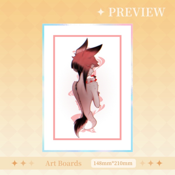 Mama Alastor with his fawn Art Board