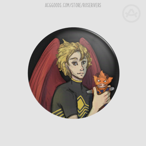 Hawks - 44mm Pinback Button