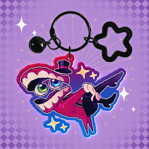 TADC | Colored Edge Caine 8cm Acrylic Keychain