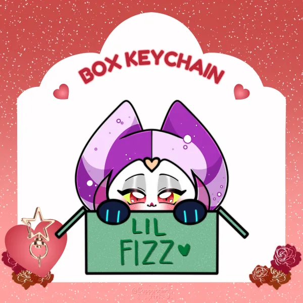 Fizzarolli || 6cm Glitter Keychain || HellaBox Series