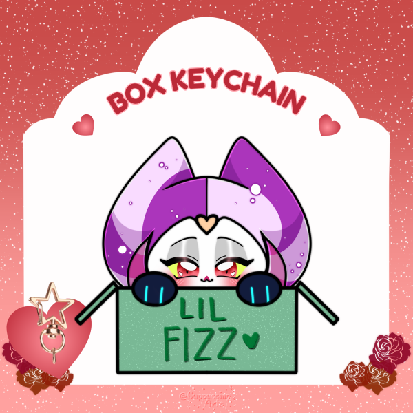 Fizzarolli || 6cm Glitter Keychain || HellaBox Series