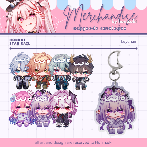 Castorice HSR Acrylic Keychain