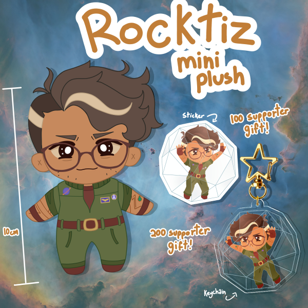 Rocktiz Project Hail Mary Plush Keychain