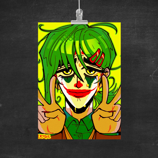 Kobeni - Clown - Chainsaw man Print A5