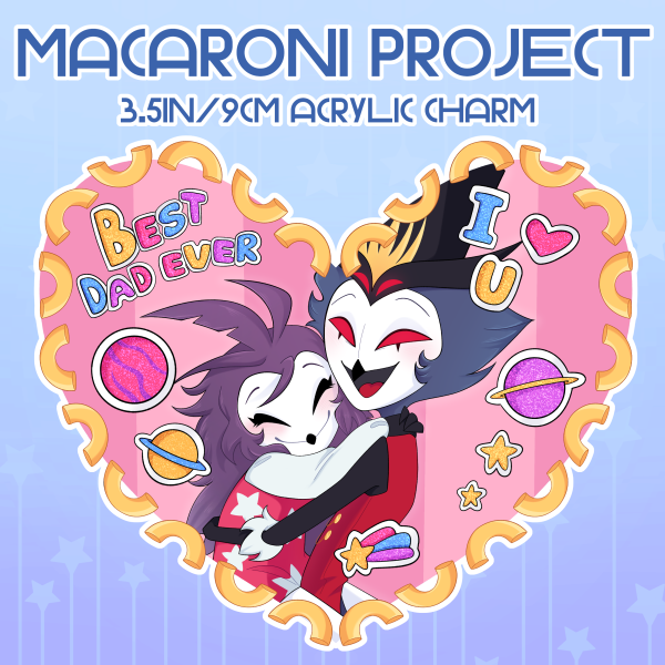 Macaroni Project Stolas & Octavia Keychain [Helluva Boss]