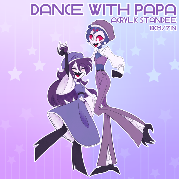 Dance With Papa Stolas & Octavia Standee [Helluva Boss]