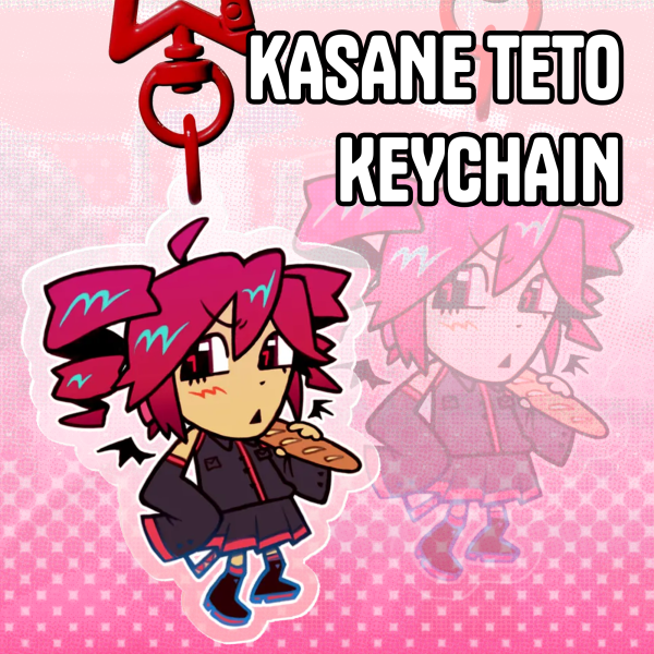 Kasane Teto Keychain