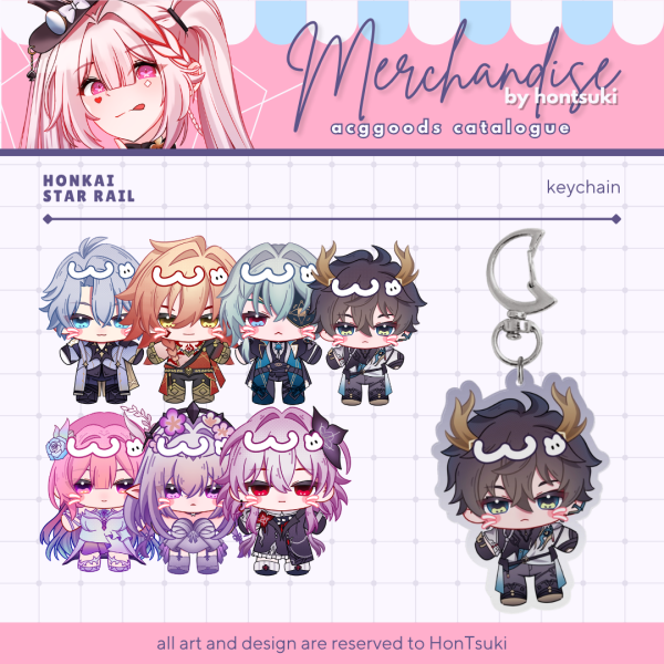 Dan Heng PT HSR Acrylic Keychain