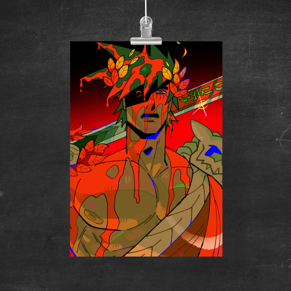 Zagreus - Blood - Hades Print A5
