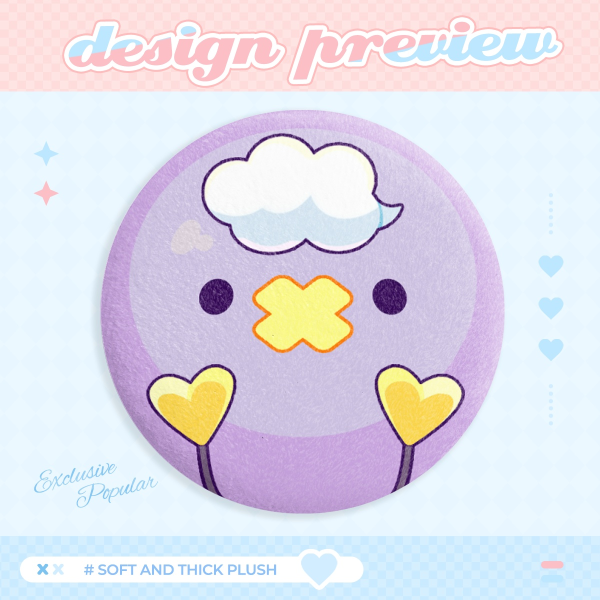 Drifloon - Plush Badge