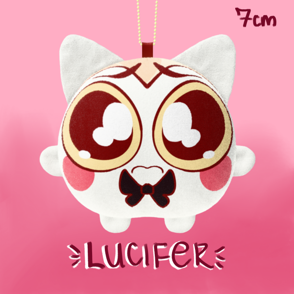 Lucifer Mochi Cat Plush Keychain