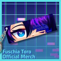 [Fuschia Toro Official Merch] Acrylic Eyes Pendant - 1.18"x3.35"(30x85mm), ①