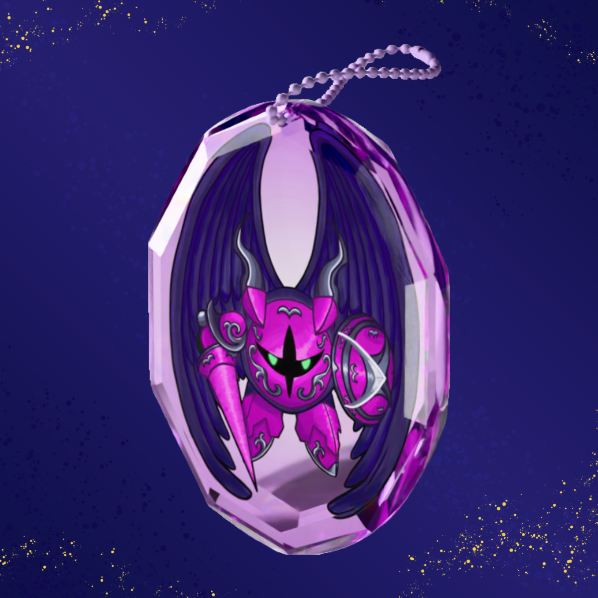 [Poyo] Aeon Hero (Dark) ~ Gemstone Acrylic Keychain