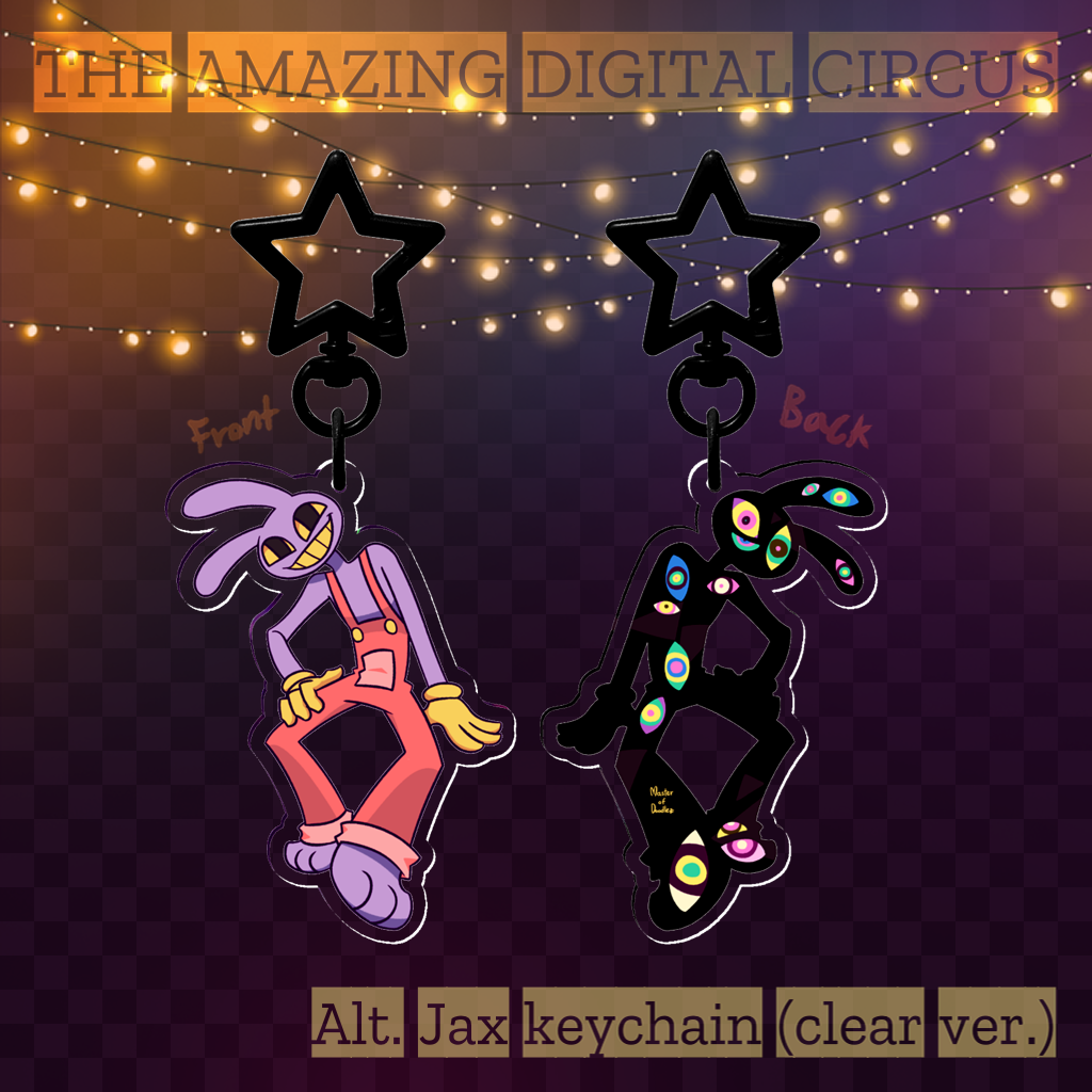 Alt. Jax (Clear ver.) Acrylic Keychain