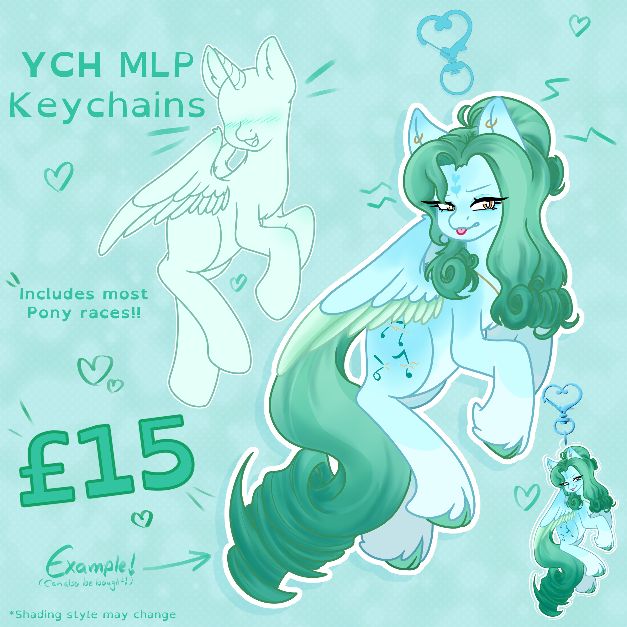MLP YCH keychains!
