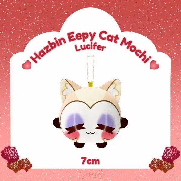 Eepy Lucifer Mochi Cat || Mochi Keychain || MOCHI PLUSHIES