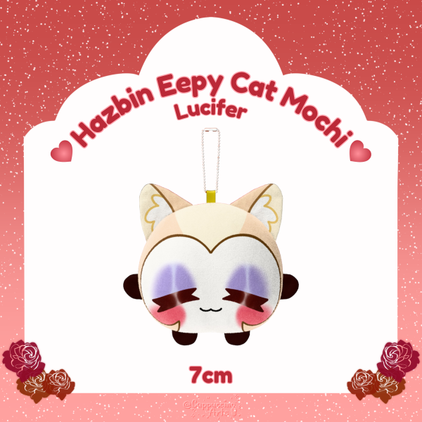 Eepy Lucifer Mochi Cat || Mochi Keychain || MOCHI PLUSHIES