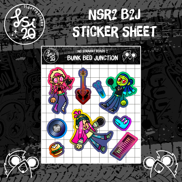 NSR2 B2J Sticker Sheet (REMAKE)