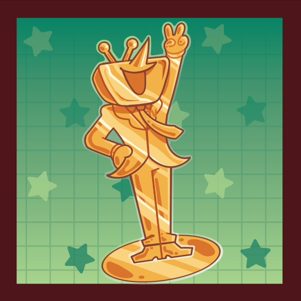 Golden Tenna Standee!