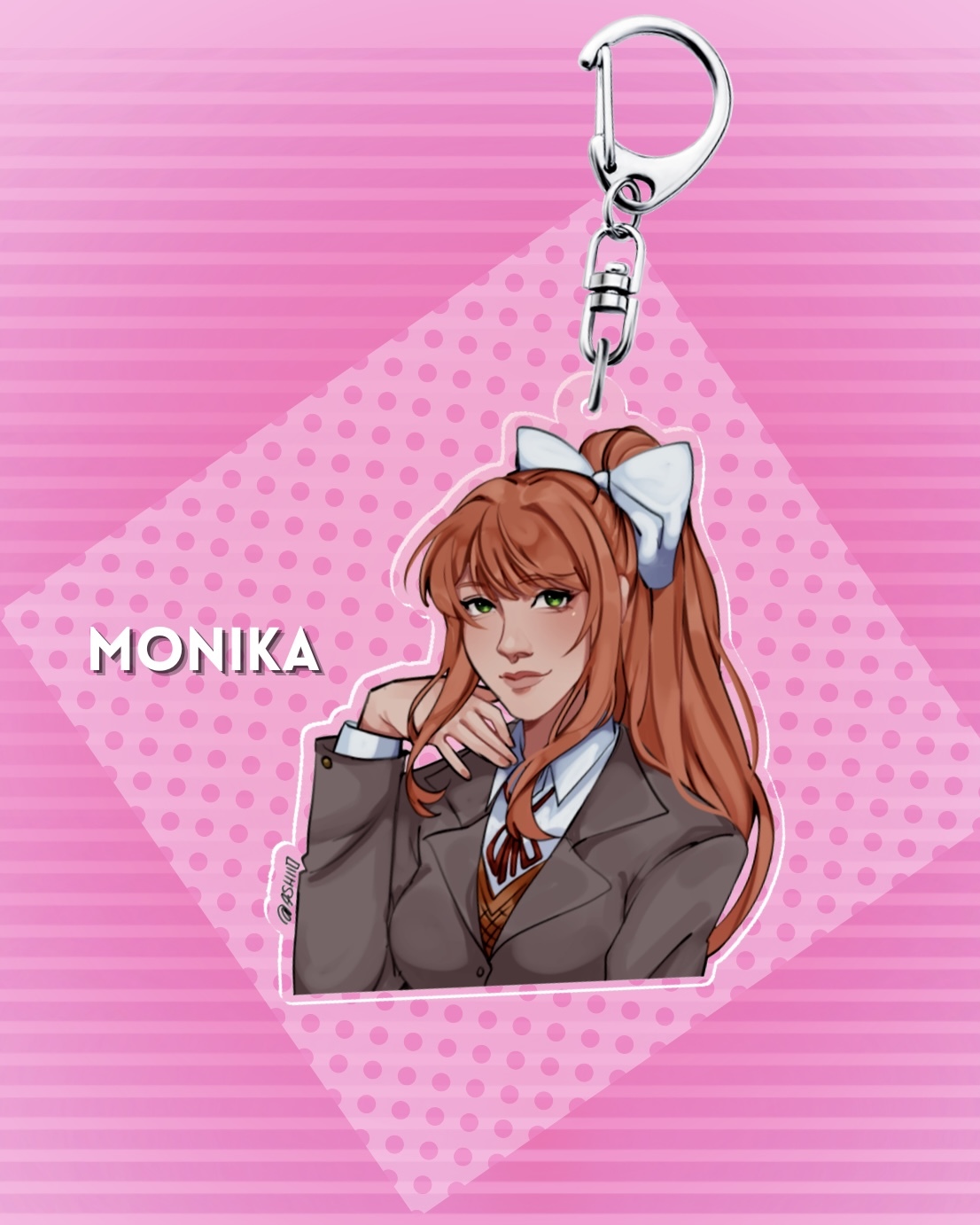 Monika Charm Keychain