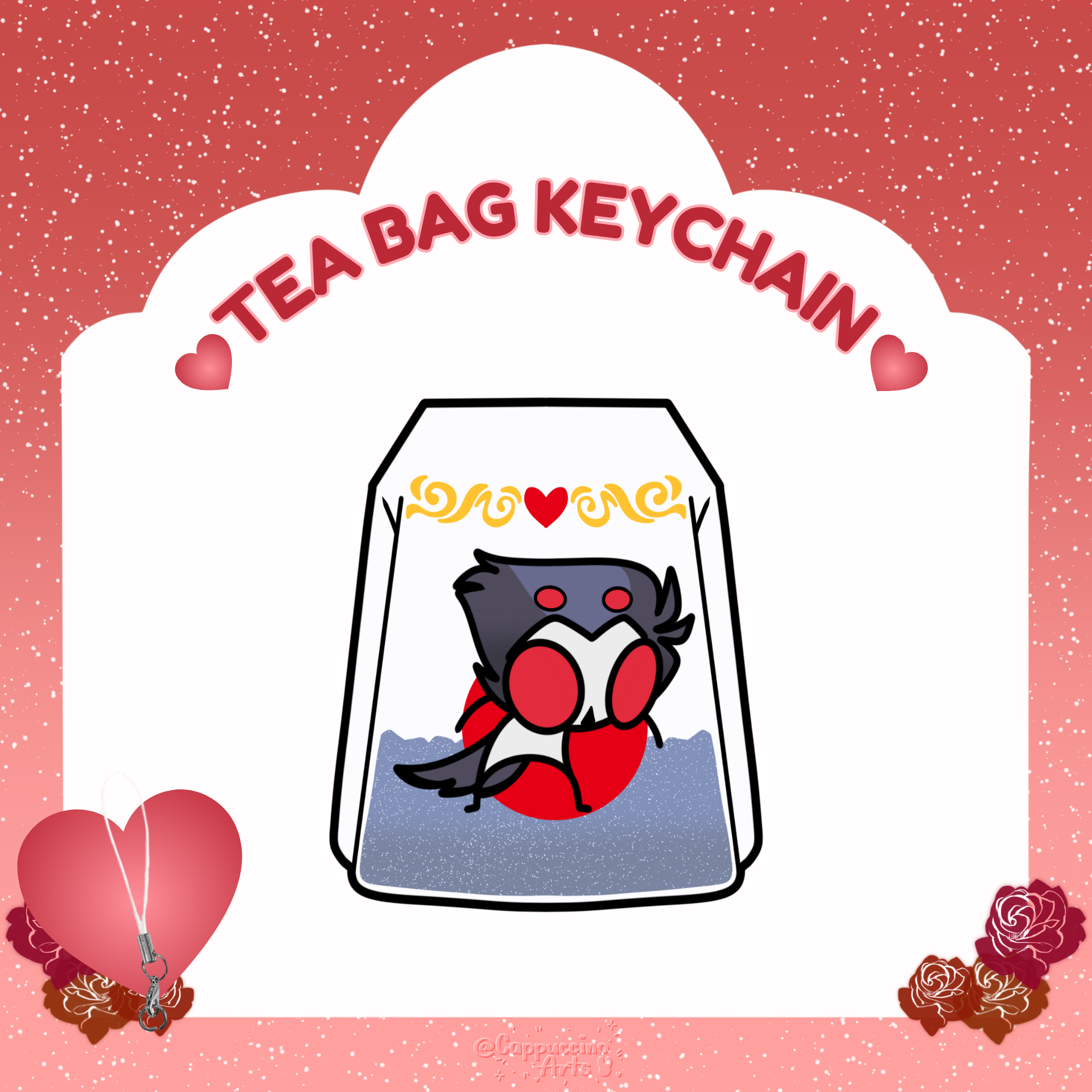Stolas Tea bag || Keychain || HellaTea Series