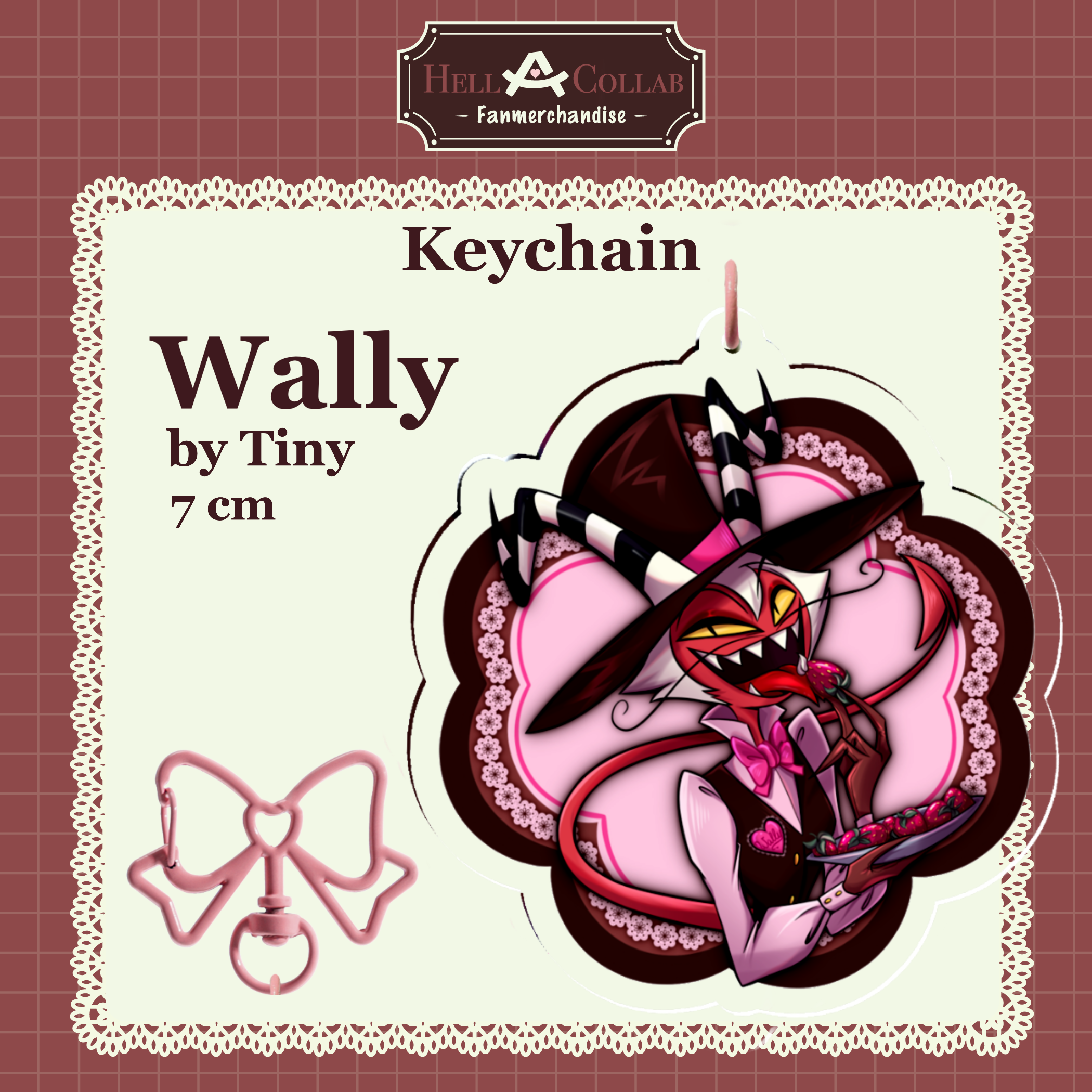 Wally | Acrylic Keychain || Maid Cafe Hell-a-Collab