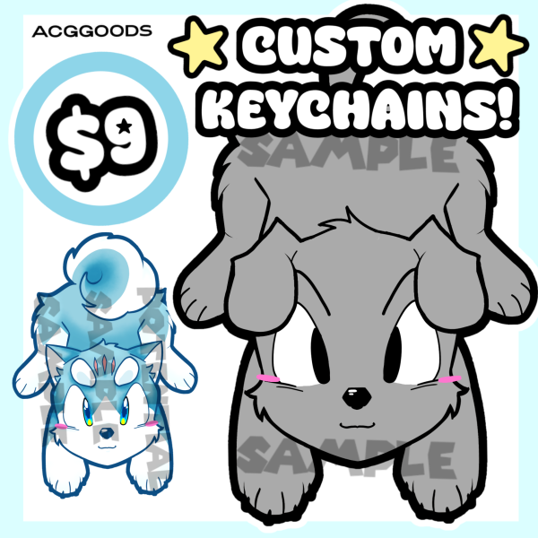 Custom Furry Keychain!