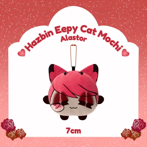 Eepy Alastor Mochi Cat || Mochi Keychain || MOCHI PLUSHIES