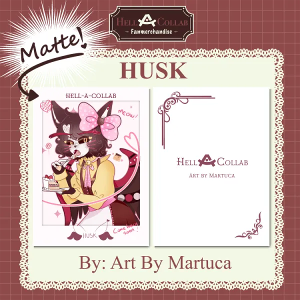 Husk Photocard || Maid Cafe hell-a-collab
