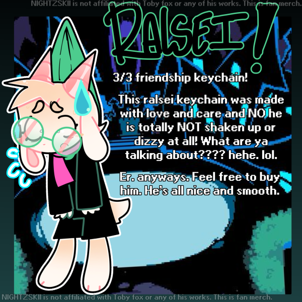 Ralsei Keychain
